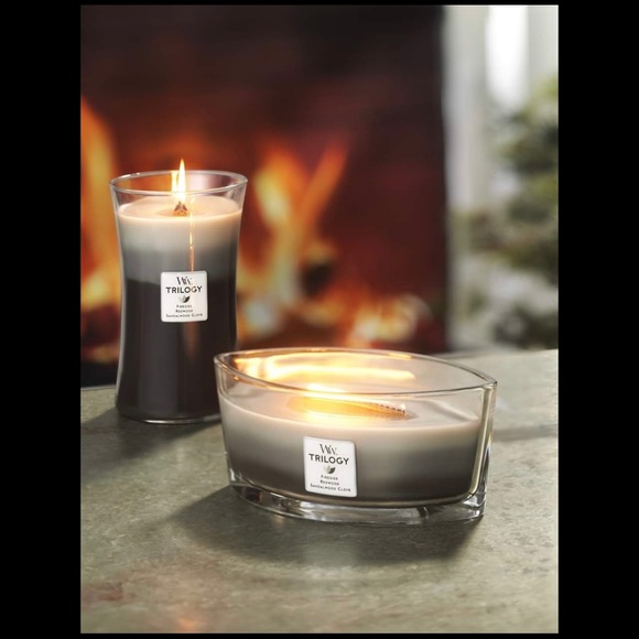 WOODWICK VANILLA BEAN (CAFE SWEETS) TRILOGY CANDLE - Picture 5 of 5